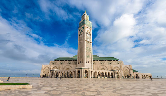 Casablanca, Morocco at Hassan II Mosque.